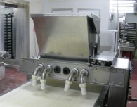 Photo shows the pasty-making machine which caused the workers injuries