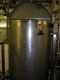 Photo shows the 600 litre tank involved in the incident