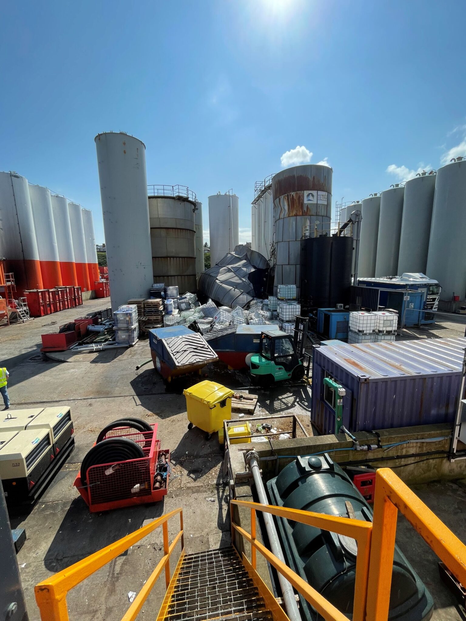 Company fined £350,000 after chemical tank collapse left worker with ...