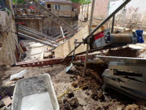 work at height fall risk from open edge